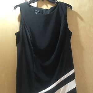 Black and white 18W cocktail dress